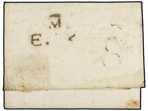 ✉ ESPAÑA: PREFILATELIA. 1803. SANGUESA a MADRID. Marca SANGU