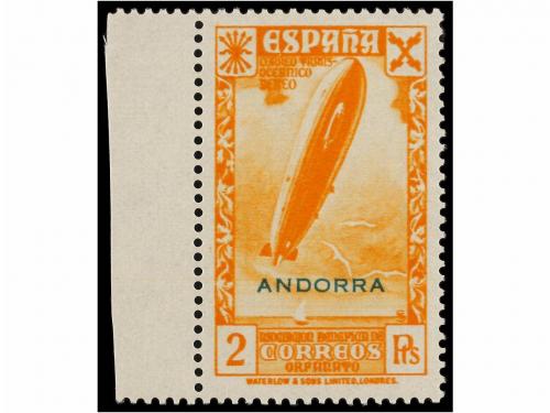 ** ANDORRA. Ed. B-1/6. BENEFICENCIA. Serie completa. LUJO. C