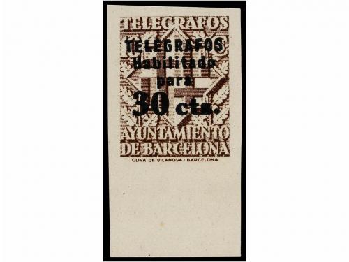 (*) ESPAÑA: AYUNTAMIENTO DE BARCELONA. Ed. T-17/20s. TELÉGRA