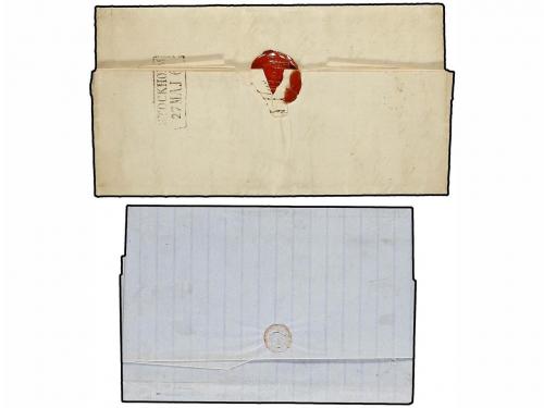 ✉ SUECIA. 1864-1881. Cuatro sobres con franqueos de 12 ore +