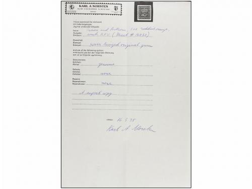 ** SUECIA. Fa. 168bz. 1921. 1 kr. orange. Water mark KPV. Mi