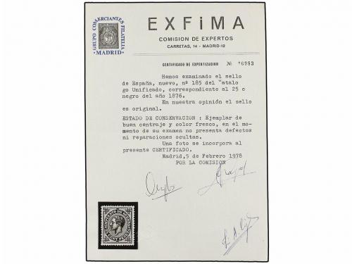 * ESPAÑA. Ed. 183/85. 5 cts. verde, 10 cts. azul y 25 cts. n