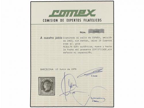 * ESPAÑA. Ed. 57/62. SERIE COMPLETA. LUJO. Sello de 19 cuart