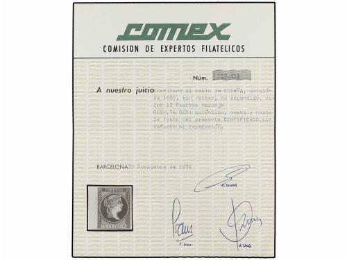 ** ESPAÑA. Ed. NE 1A. NO EMITIDO. 12 cuartos amarillo, tipo 