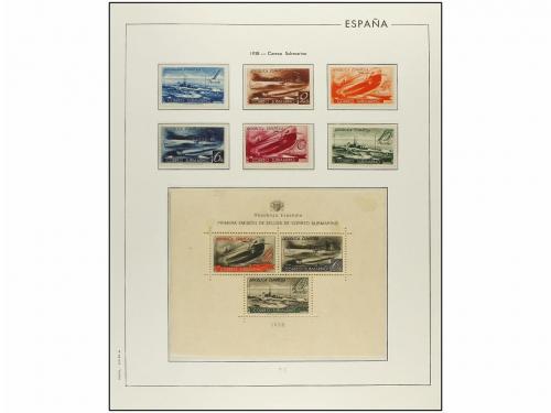 LOTES y COLECCIONES. ESPAÑA 1900-1950. Colección en hojas de