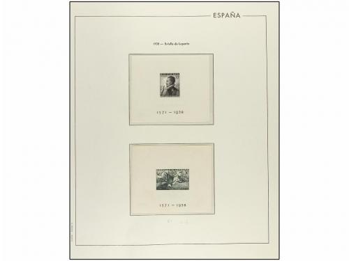 LOTES y COLECCIONES. ESPAÑA 1900-1950. Colección en hojas de