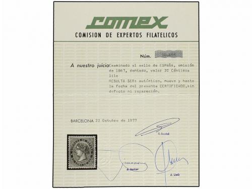 * ESPAÑA. Ed. 92. 20 cts. lila. Excelente color. MAGNÍFICO E