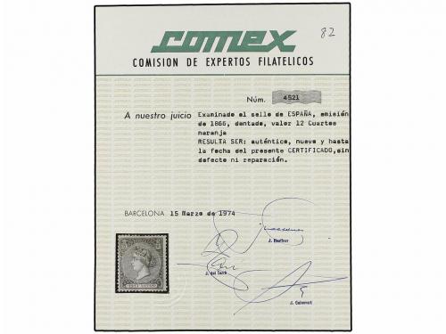 * ESPAÑA. Ed. 82. 12 cuartos naranja. Buen color y centraje.