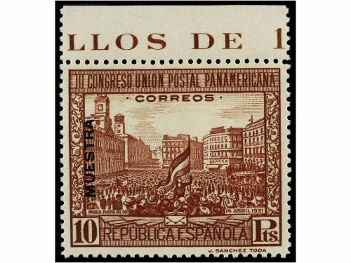 ** ESPAÑA. Ed. 604/13M. SERIE COMPLETA, habilitación MUESTRA