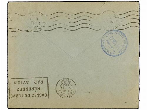 ✉ ESPAÑA GUERRA CIVIL. 1937 (2 Febrero). De ALEMANIA a KONIG