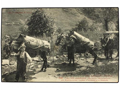 ✉ ANDORRA: ANDORRA FRANCESA. 1927. SOLDEU a FRANCIA. Tarjeta