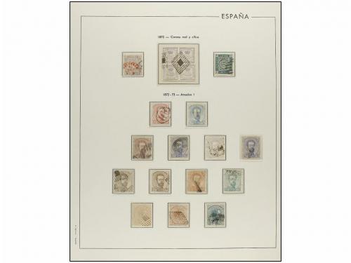 LOTES y COLECCIONES. ESPAÑA. Colección en album de 1850 a 19