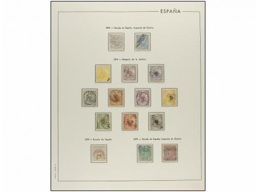 LOTES y COLECCIONES. ESPAÑA. Colección en album de 1850 a 19