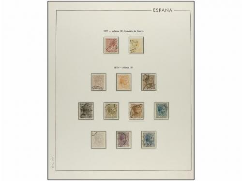 LOTES y COLECCIONES. ESPAÑA. Colección en album de 1850 a 19