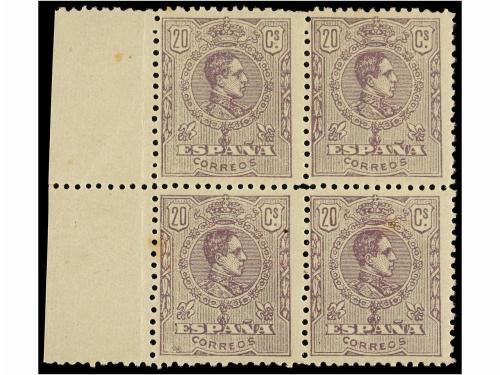 ** ESPAÑA. Ed. 289/90. SERIE COMPLETA en bloques de cuatro, 