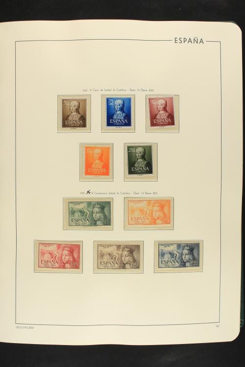 LOTES y COLECCIONES. ESPAÑA. 1950-1999. En dos tomos FARO. C