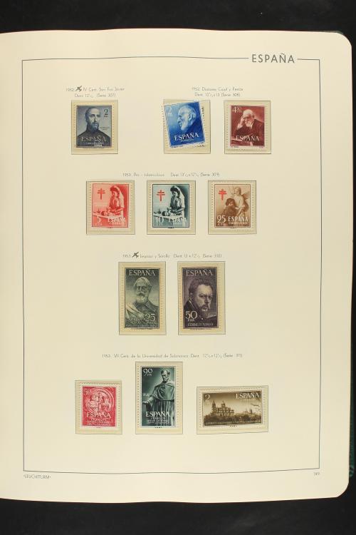 LOTES y COLECCIONES. ESPAÑA. 1950-1999. En dos tomos FARO. C