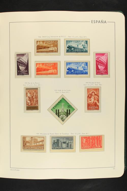 LOTES y COLECCIONES. ESPAÑA. 1950-1999. En dos tomos FARO. C