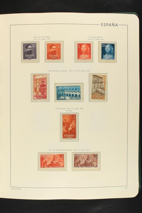 LOTES y COLECCIONES. ESPAÑA. 1950-1999. En dos tomos FARO. C