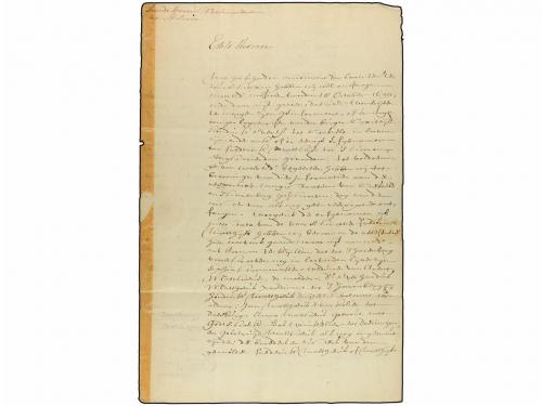 ✉ HOLANDA. 1700. AMSTERDAM to MALACCA. Entire letter with co