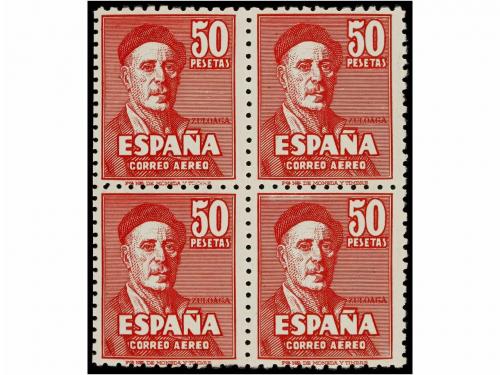 ** ESPAÑA. Ed. 1015/16. SERIE COMPLETA en bloques de cuatro.