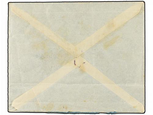 ✉ ESPAÑA. Ed. 268, 272. 1922. HUELGA DE CORREOS. LÉRIDA a RE