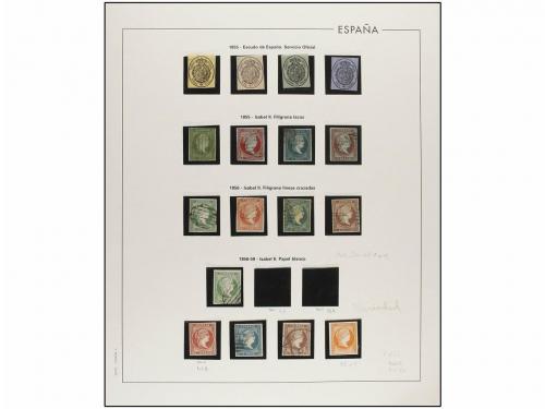 LOTES y COLECCIONES. 1855-1900. ESPAÑA. Colección prácticame