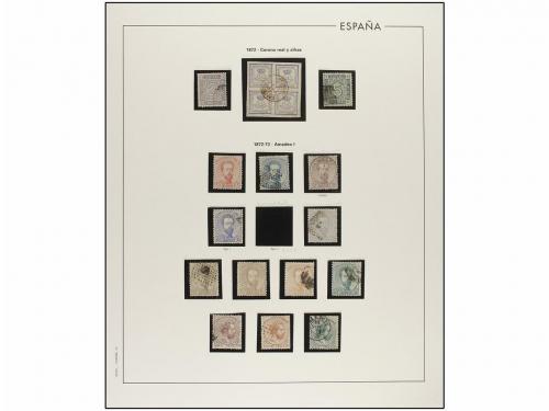 LOTES y COLECCIONES. 1855-1900. ESPAÑA. Colección prácticame