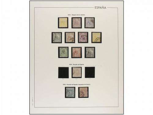 LOTES y COLECCIONES. 1855-1900. ESPAÑA. Colección prácticame