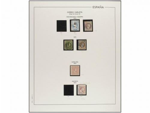 LOTES y COLECCIONES. 1855-1900. ESPAÑA. Colección prácticame