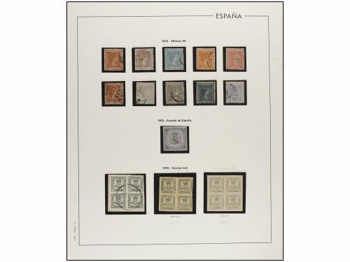 LOTES y COLECCIONES. 1855-1900. ESPAÑA. Colección prácticame