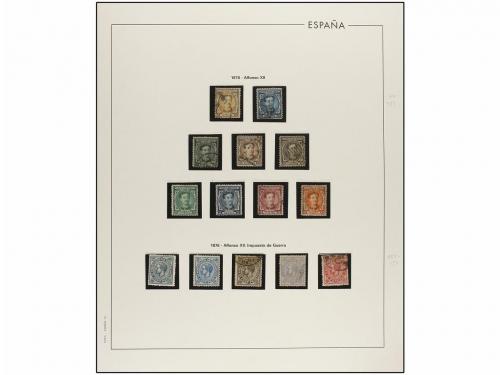LOTES y COLECCIONES. 1855-1900. ESPAÑA. Colección prácticame