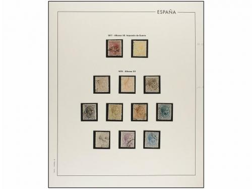 LOTES y COLECCIONES. 1855-1900. ESPAÑA. Colección prácticame