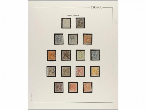 LOTES y COLECCIONES. 1855-1900. ESPAÑA. Colección prácticame