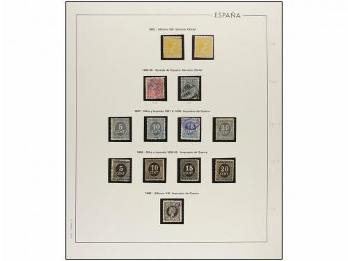 LOTES y COLECCIONES. 1855-1900. ESPAÑA. Colección prácticame