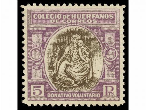 ** ESPAÑA: BENEFICENCIA. Ed. B-1/7. SERIE COMPLETA. MUY RARA