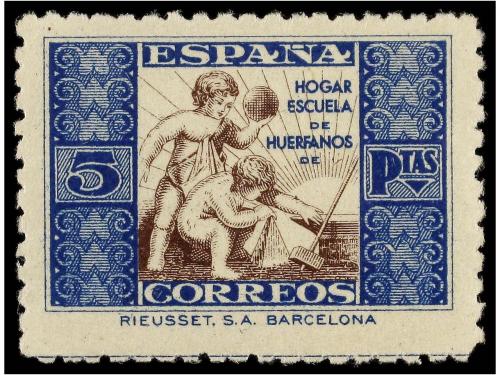 ** ESPAÑA: BENEFICENCIA. Ed. 1/8. SERIE COMPLETA en colores 