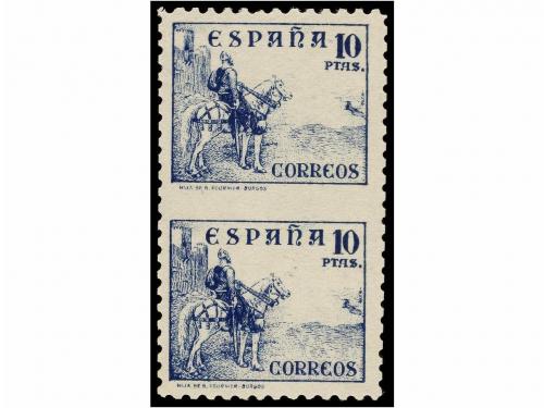 ** ESPAÑA. Ed. 815/30spv. PAREJAS VERTICALES SIN DENTAR EN M