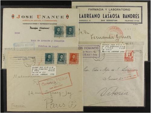 ✉ ESPAÑA GUERRA CIVIL. CRUZADA CONTRA EL FRÍO. Conjunto de 3