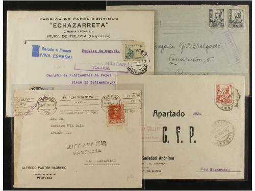 ✉ ESPAÑA GUERRA CIVIL. CRUZADA CONTRA EL FRÍO. Conjunto de 3