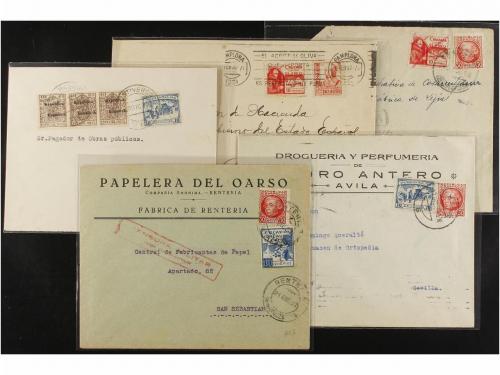 ✉ ESPAÑA GUERRA CIVIL. CRUZADA CONTRA EL FRÍO. Conjunto de 3