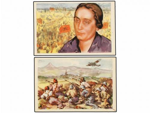 ✉ ESPAÑA GUERRA CIVIL. JUEGO COMPLETO. Edición de la CRUZ RO