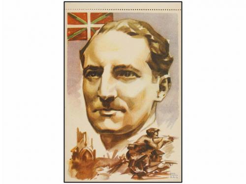 ✉ ESPAÑA GUERRA CIVIL. ESTAMPAS DE LA GUERRA EN EUZKADI. Car