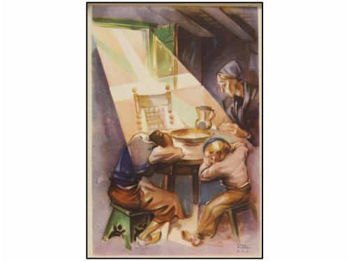 ✉ ESPAÑA GUERRA CIVIL. ESTAMPAS DE LA GUERRA EN EUZKADI. Car