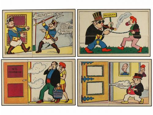 ✉ ESPAÑA GUERRA CIVIL. REPÚBLICA ESPAÑOLA. Colección de 8 ta