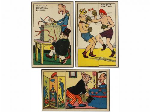 ✉ ESPAÑA GUERRA CIVIL. REPÚBLICA ESPAÑOLA. Colección de 8 ta