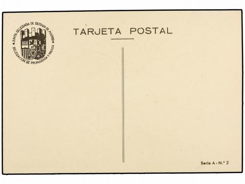 ✉ ESPAÑA GUERRA CIVIL. Tarjeta Postal "El Pueblo Español tie