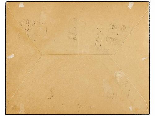 ✉ ESPAÑA GUERRA CIVIL. 1937. CÁDIZ a PARÍS. Precioso franque