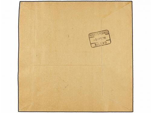 ✉ ESPAÑA GUERRA CIVIL. 1938. BURGOS a BILBAO y SAN SEBASTIAN