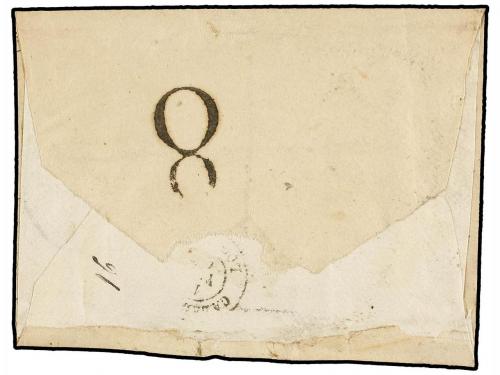 ✉ ESPAÑA: PREFILATELIA. 1866. CALAHORRA a ALCANADRE. Marca A